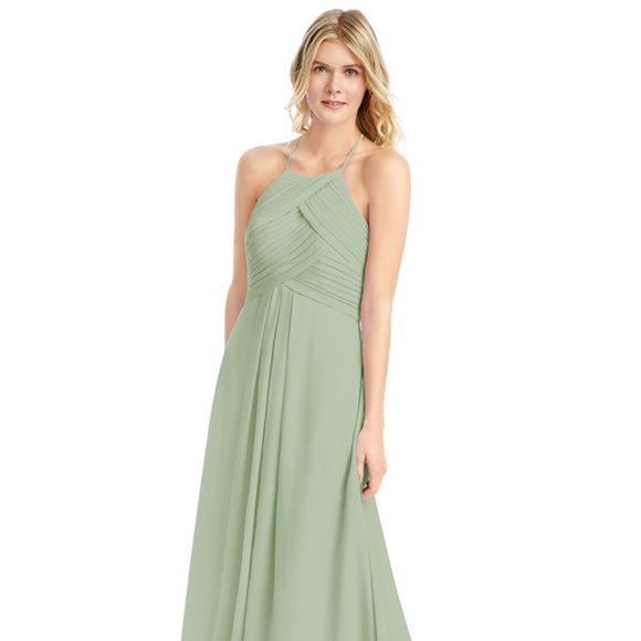 Azazie Dresses & Skirts - Azazie Dusty Sage "Ginger" Bridesmaid Dress